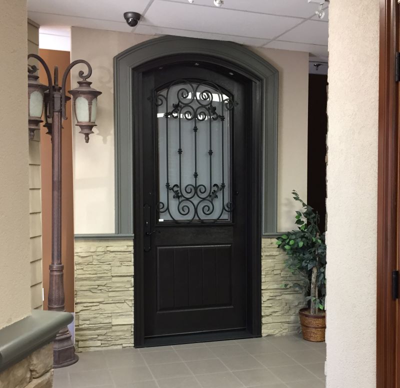 Decorative Iron Door Finish